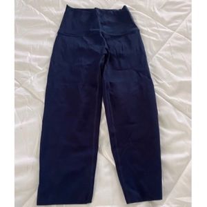 Navy Aerie Crop Leggings - XS